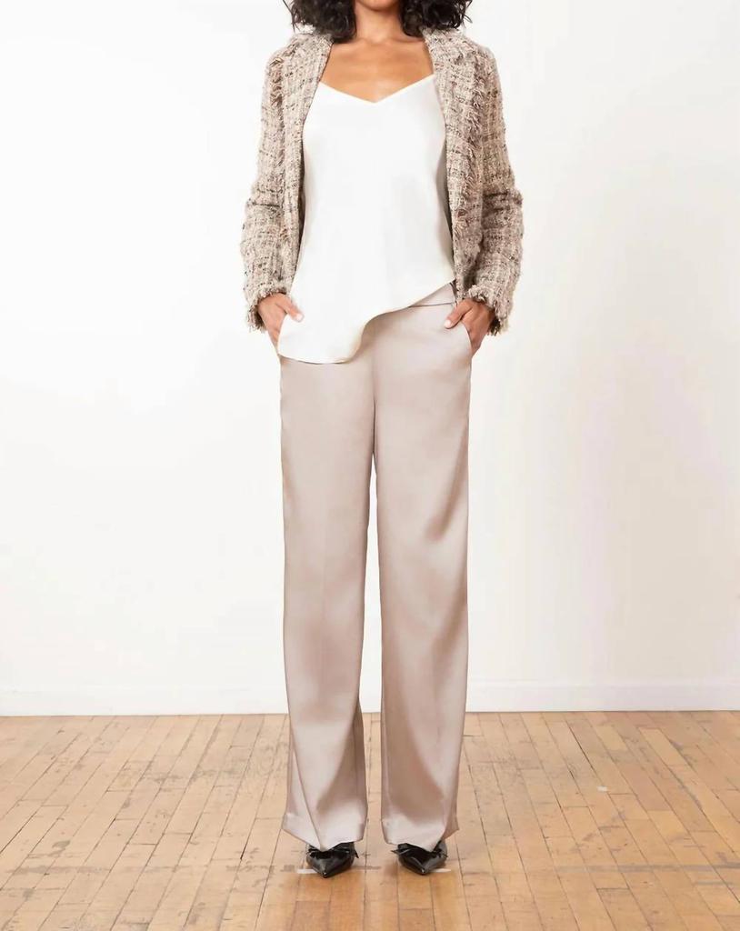 Avenue Montaigne Avenue Montaigne - Carla Pant in Liquid Satin