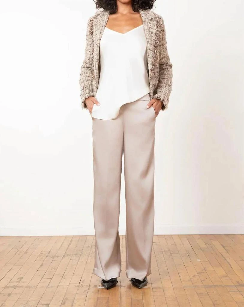 Avenue Montaigne Avenue Montaigne - Carla Pant in Liquid Satin 1