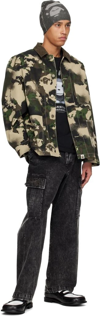Bape Green Map Camo Work Jacket 4