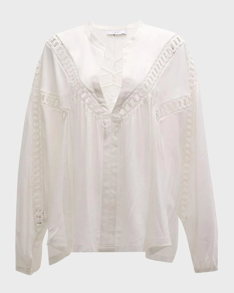 Iro Brent Embroidered Long-Sleeve Top 2