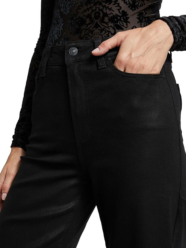 Paige Anessa High-Rise Wide-Leg Ankle Jeans 6