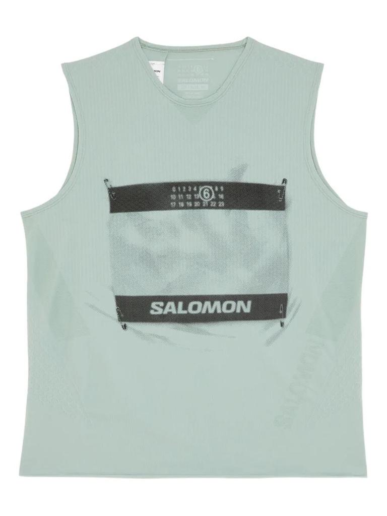 MM6 Mm6 Maison Margiela X Salomon X Salomon Logo Tank Top