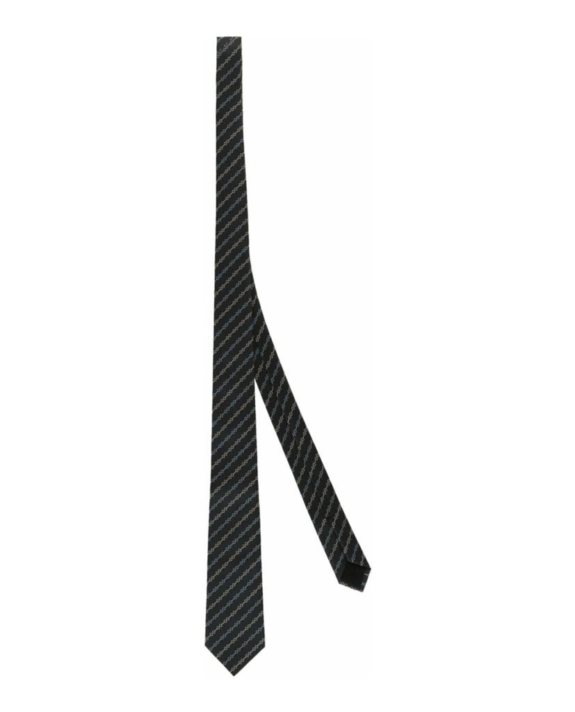 Gucci Horsebit Silk Jacquard Tie