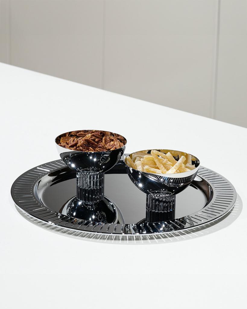 ANNA New York Striations Round Serving Tray, 15.25"