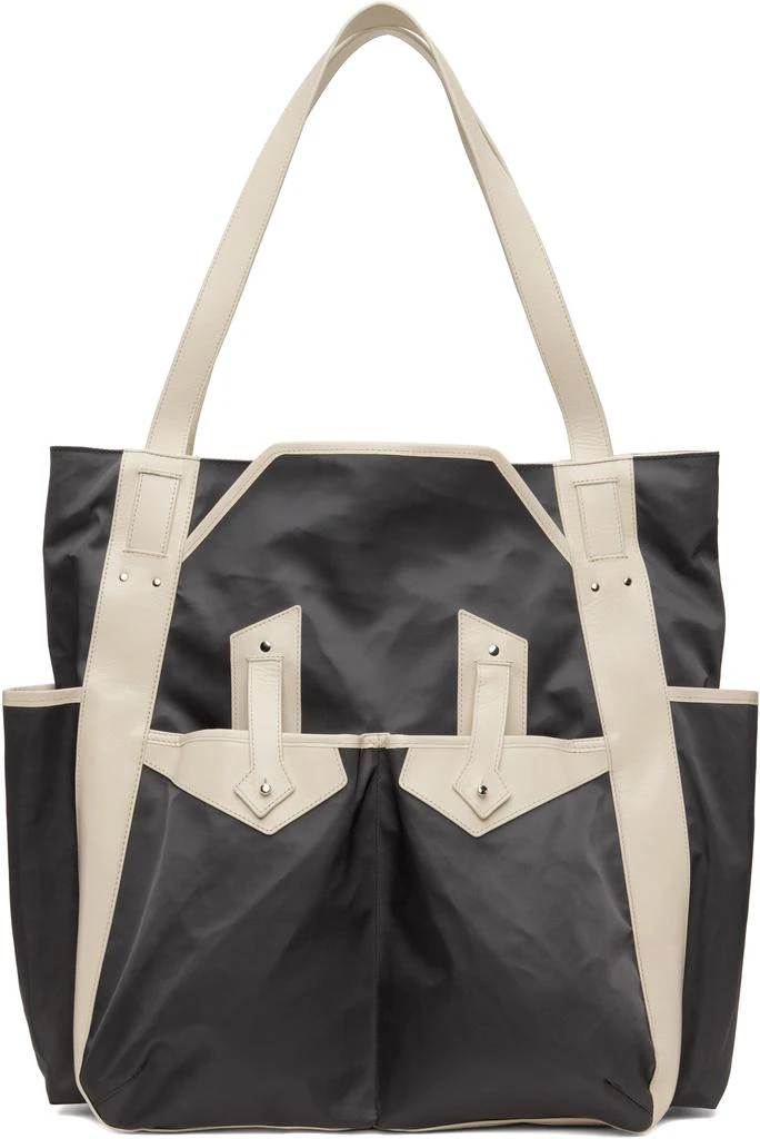Kiko Kostadinov Gray & Off-White Inex Tote 1