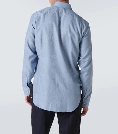 Berluti Scritto Andy silk and cotton shirt 4