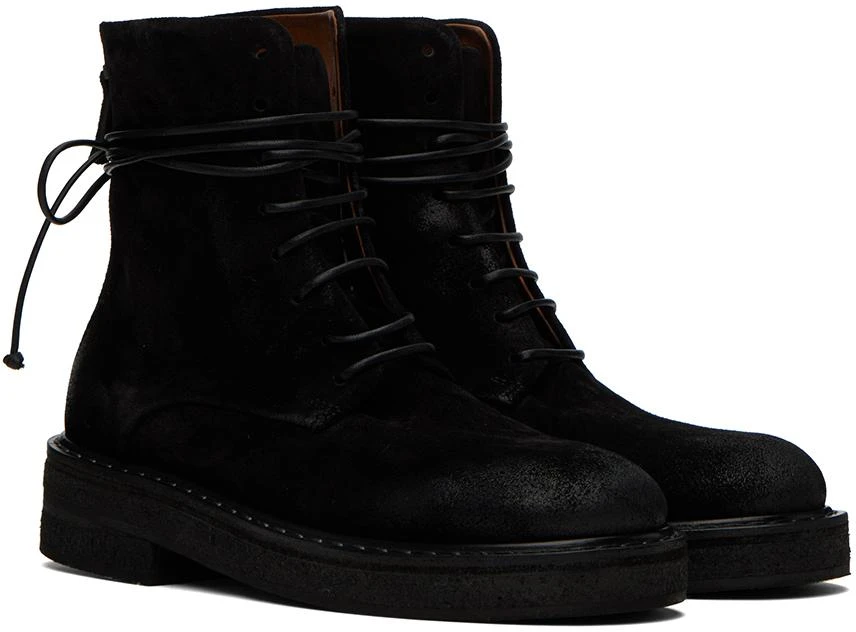 Marsèll SSENSE Exclusive Black Parrucca Boots 4