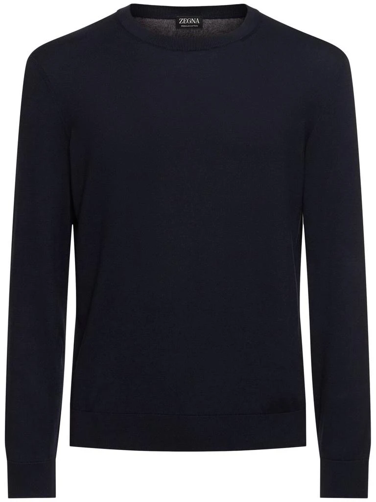 Zegna Cotton Crewneck Sweater 1
