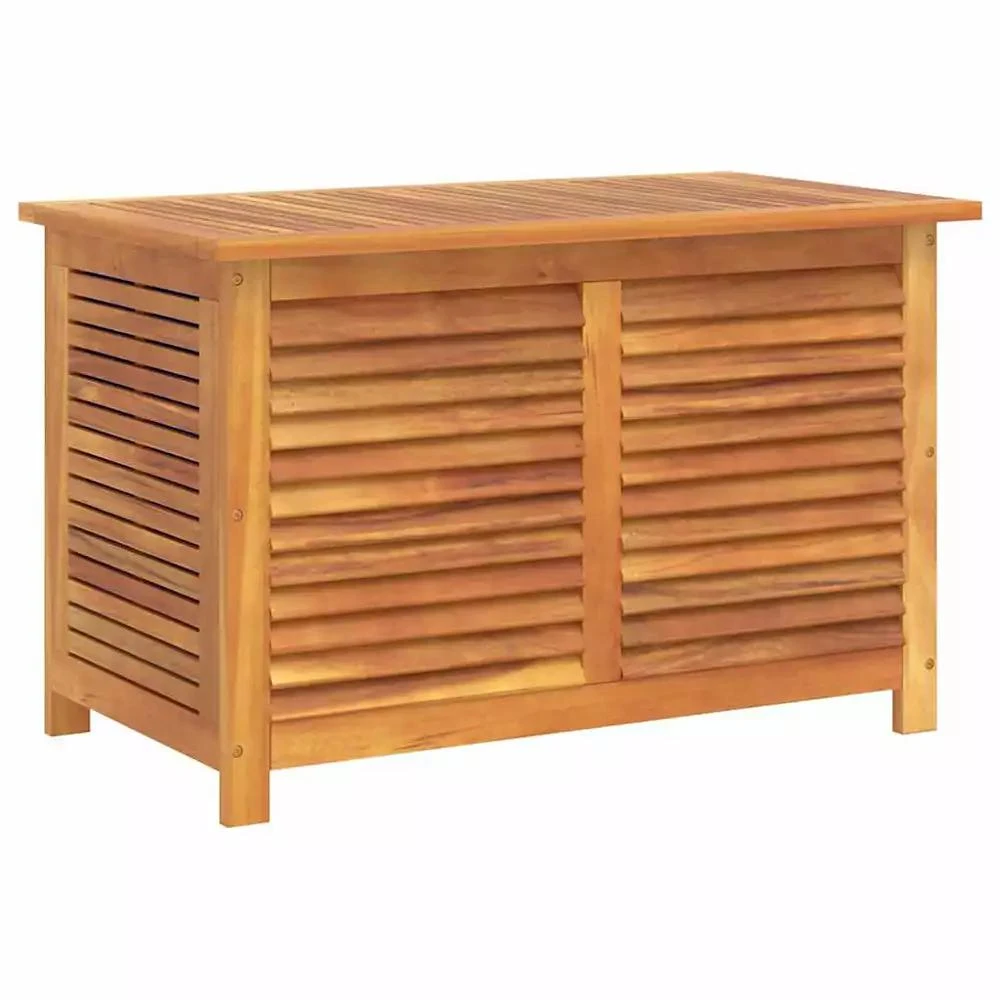vidaXL Solid Acacia Wood Garden Storage Box