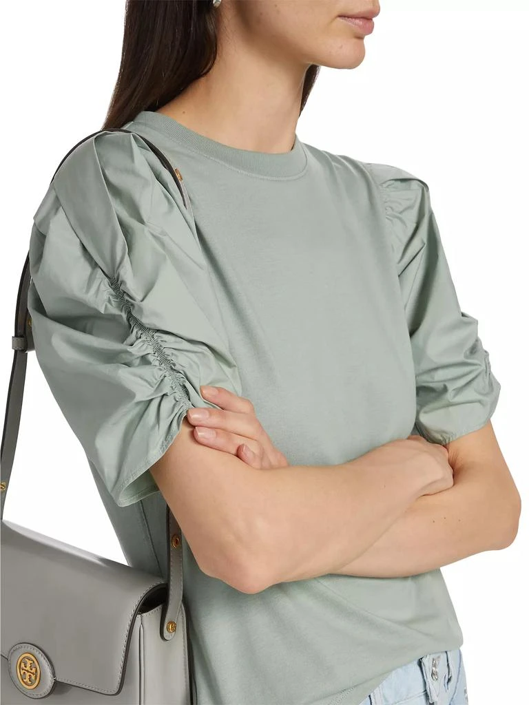 FRAME Cotton Puff-Sleeve T-Shirt 6