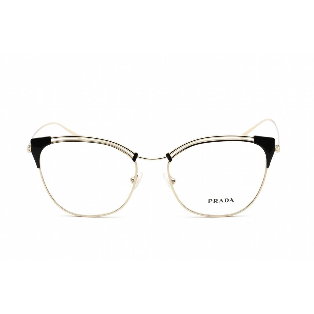Prada Prada Men's Eyeglasses - Clear Lens Cat Eye Shape Grey Metal Frame | PR62UV YEE1O1 2