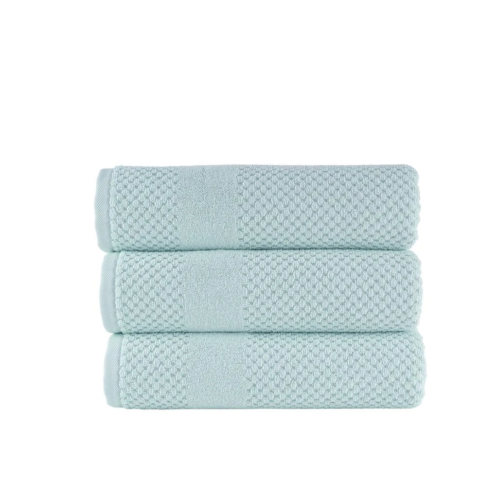 Chortex USA Alexis Antimicrobial Honeycomb Bath Towel (Pack of 3) 5