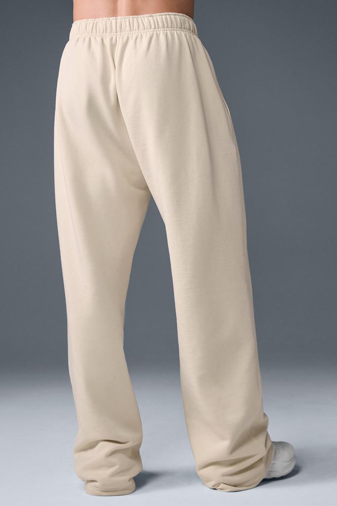 Alo Accolade Straight Leg Sweatpant - Oat Milk