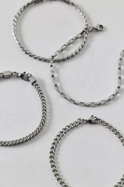Urban Outfitters Essential Waterproof Chain Bracelet Set 3