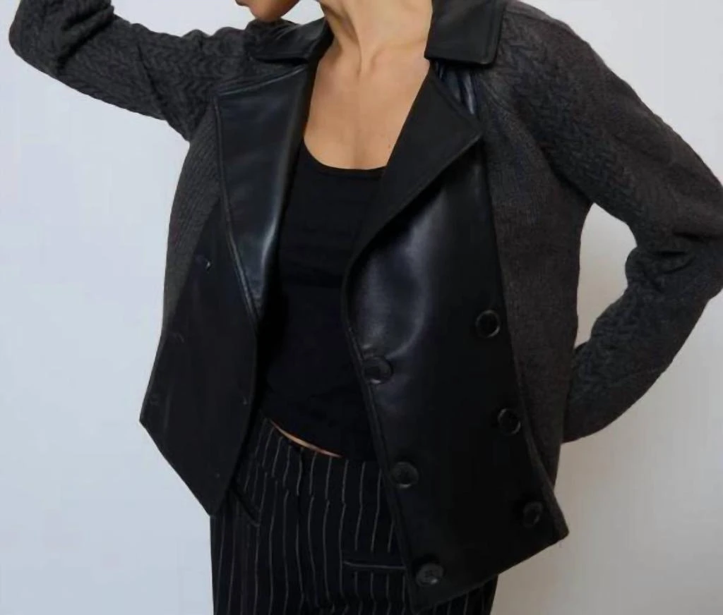 Central Park West Central Park West - Milan Sweater Trench Jacket