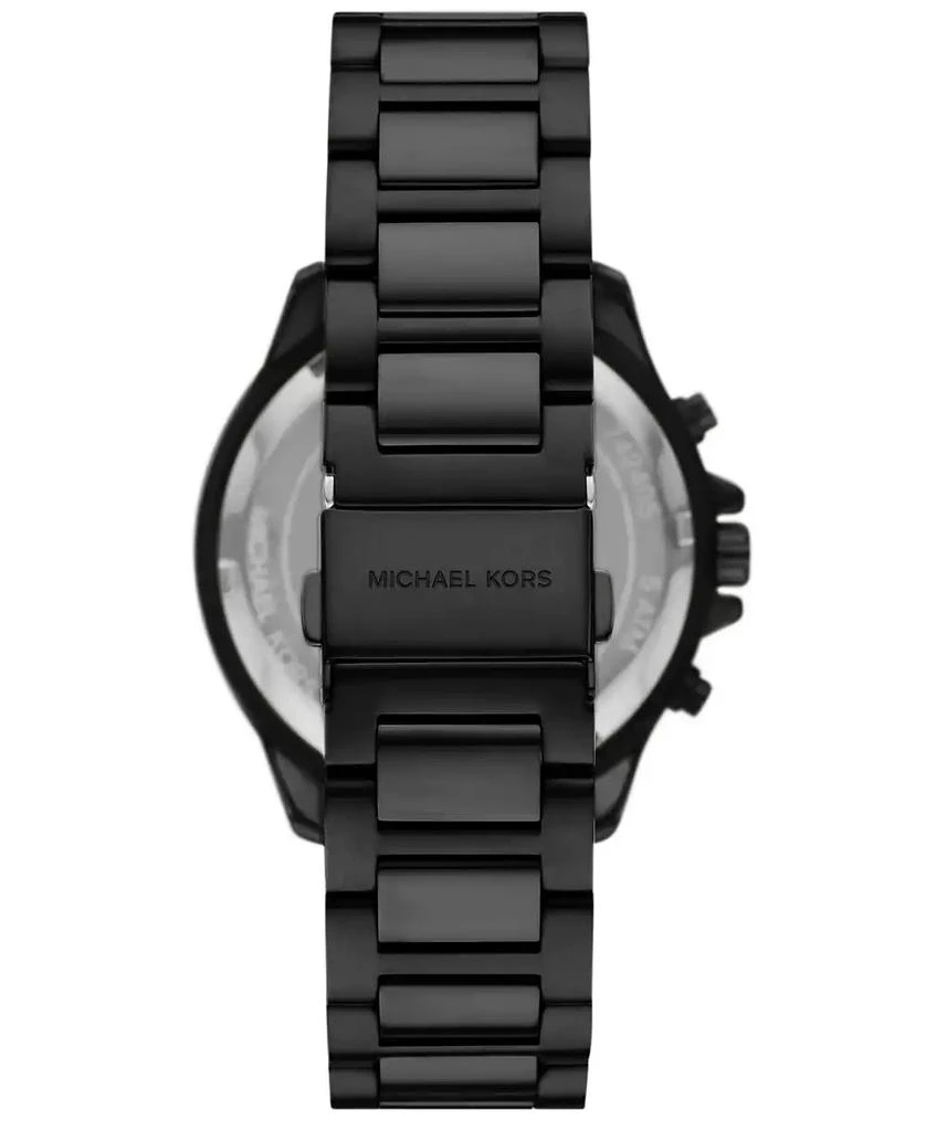 Michael Kors Men's Sage Chronograph Black IP Stainless Steel Watch 42mm 3