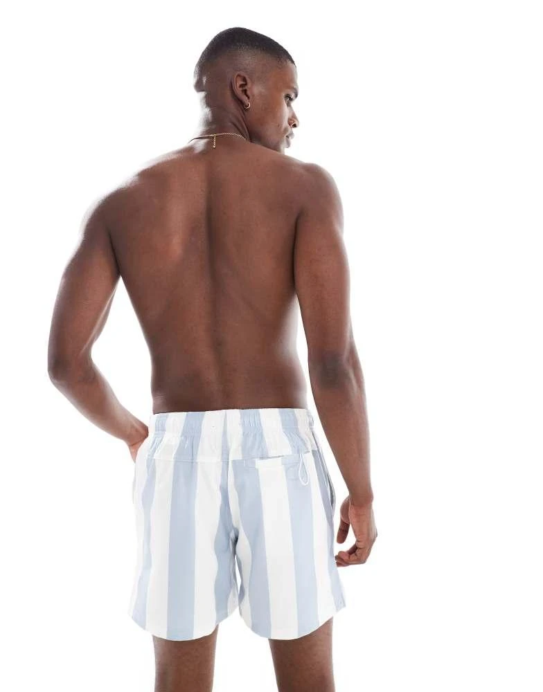 Cotton:On Cotton On stretch swim short in blue stripe 2