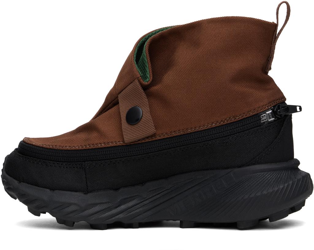 Shop Brown & Green Agility Peak 5 GTX Zip Sneakers on Sale at