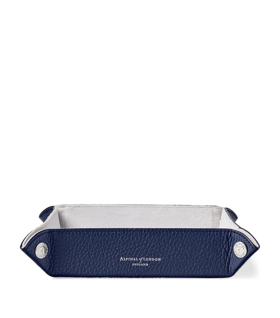 Aspinal of London Medium Leather Tidy Tray (20cm x 20cm) 2