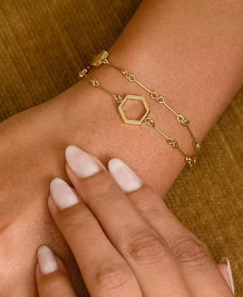 Olivia Burton Honeycomb Classic Gold Tone Bracelet 3