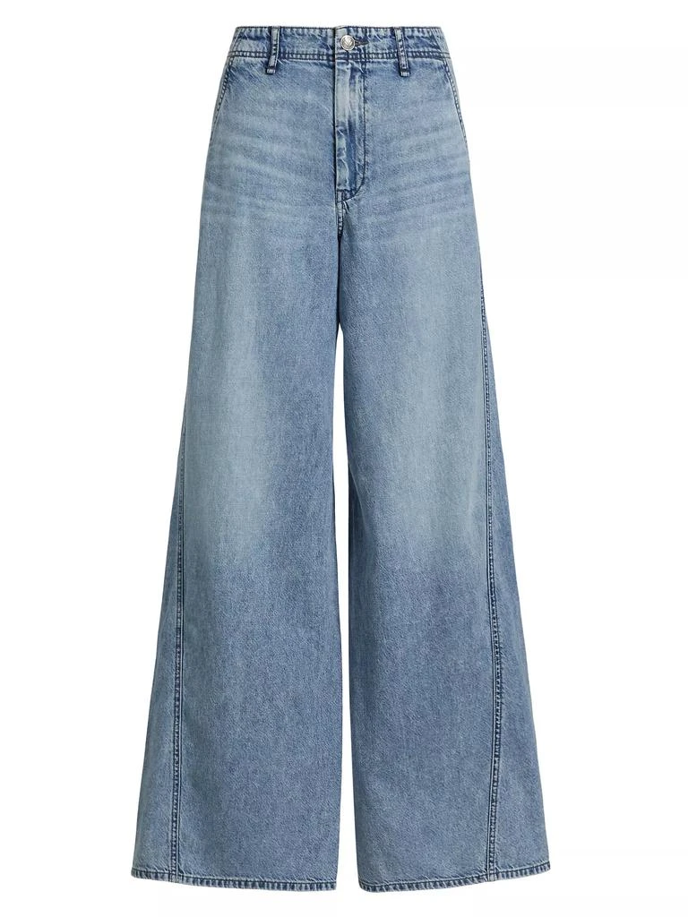 Rag & Bone Sofie Featherweight Wide-Leg Jeans 1
