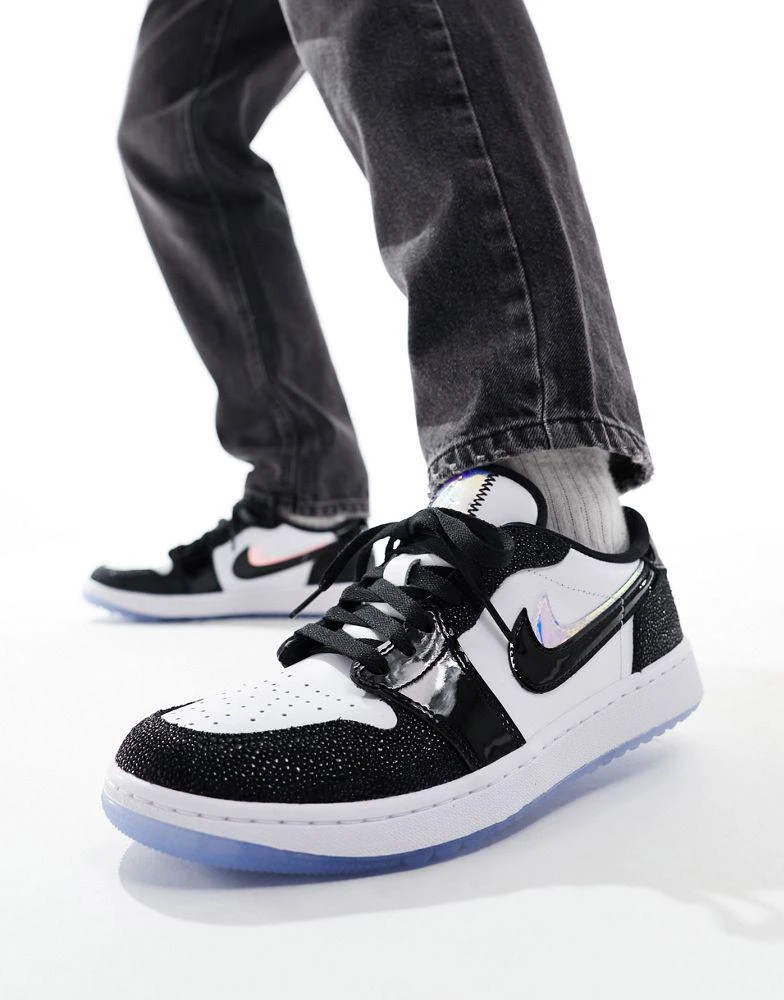 NIKE Nike Golf Air Jordan 1 low trainers in white and black 1