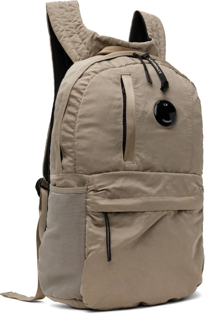 C.P. Company Khaki Nylon B Lens Backpack 2