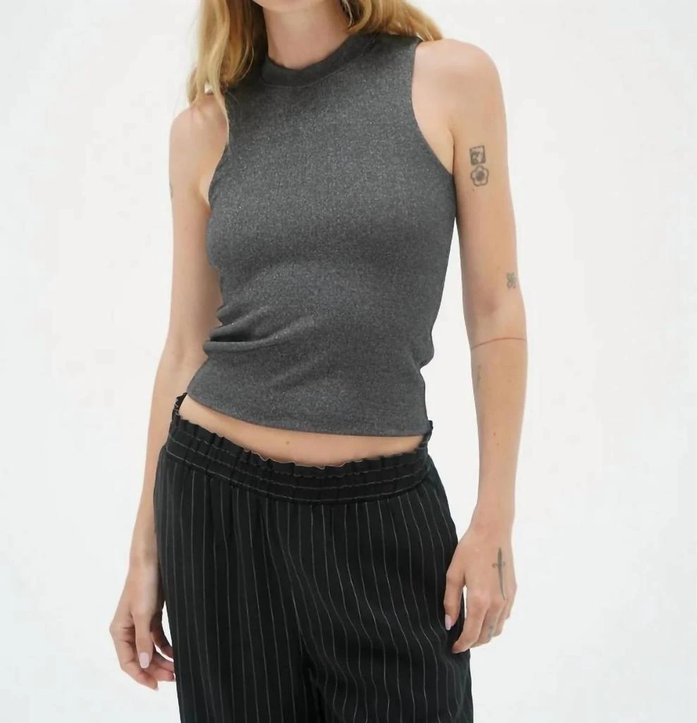 LNA Lna - Double Layer Lurex Rib Top 1