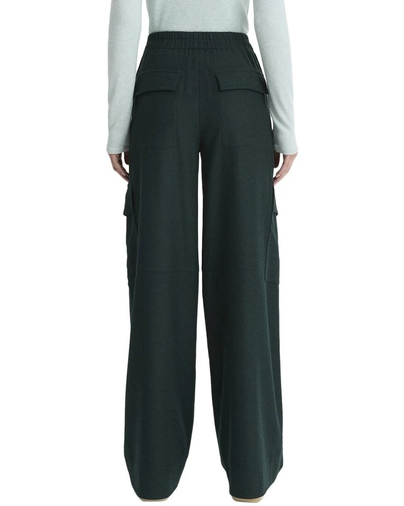 Vince Flannel Wide Leg Raver Wool-Blend Pant 2