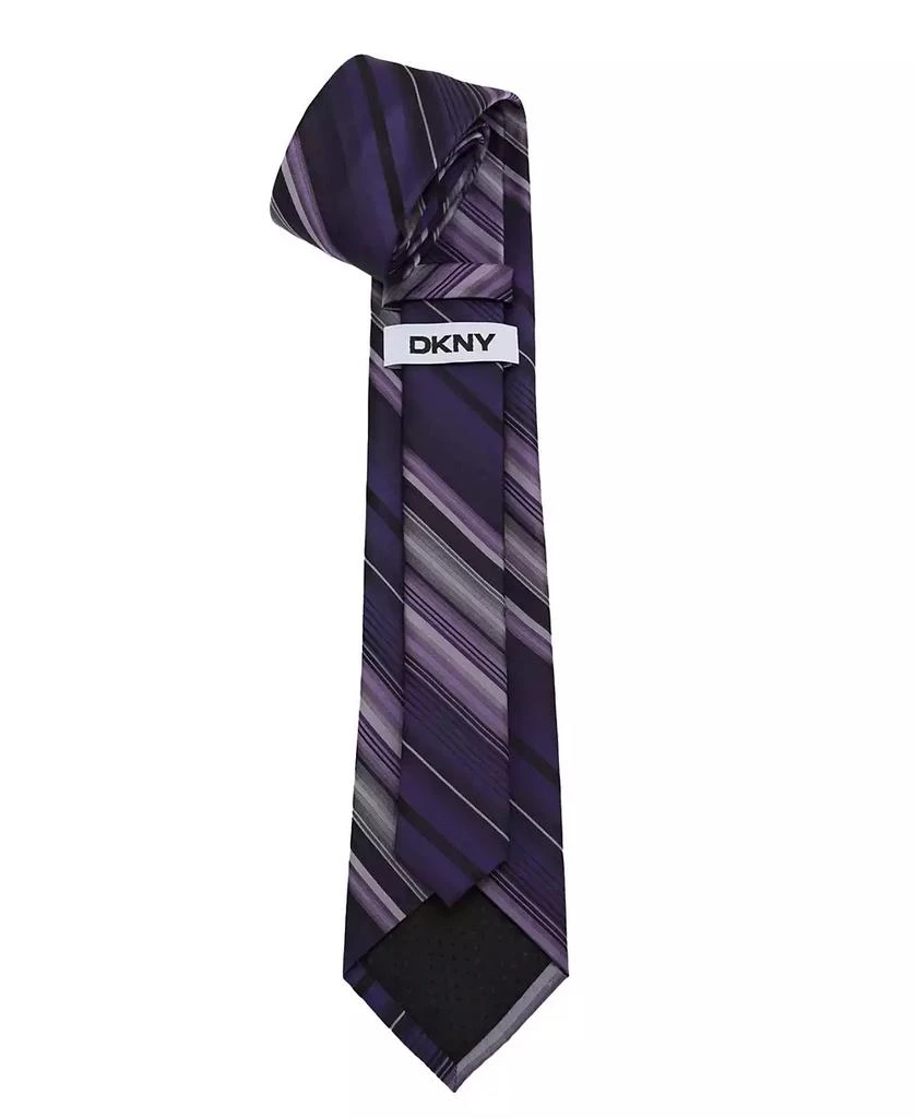 DKNY Men’s Slim Contemporary Stripe Neck Tie 3