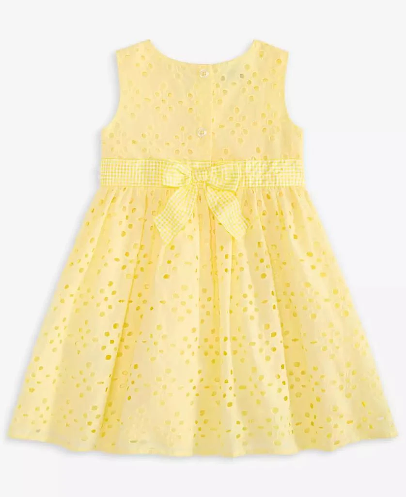 Blueberi Boulevard Baby Girls Daisy-Trim Eyelet Sundress 3