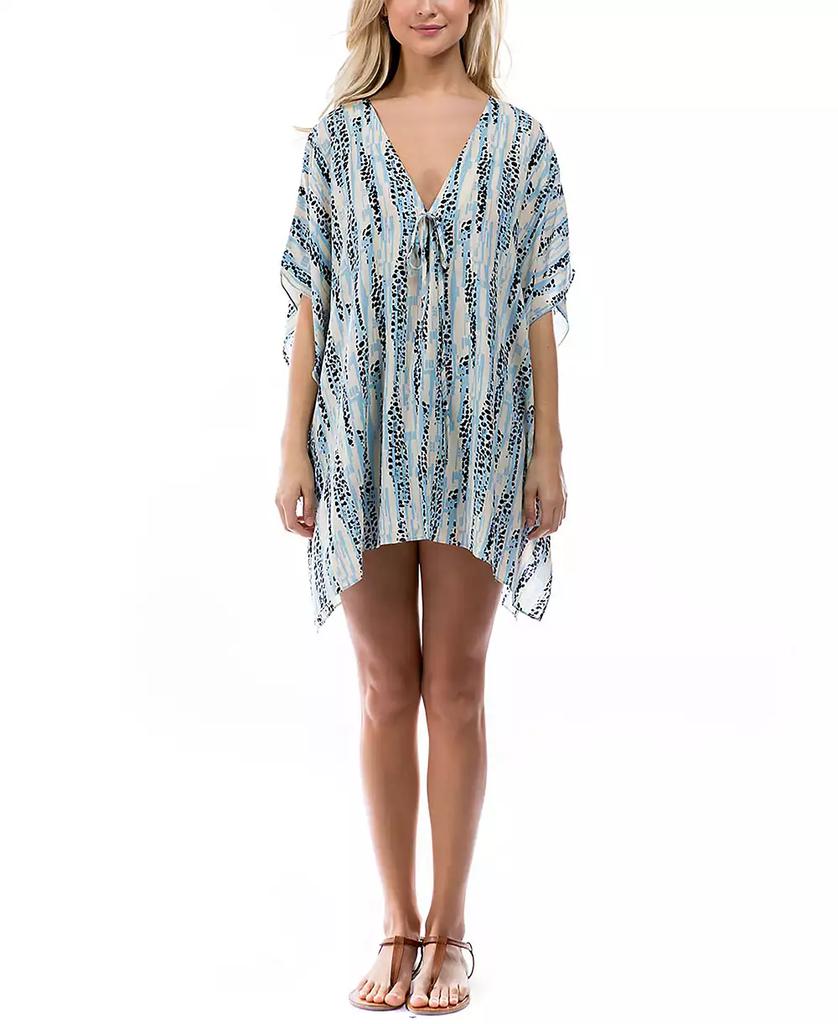 MARCUS ADLER Women's Animal Print Lightweight Coverup Kimono