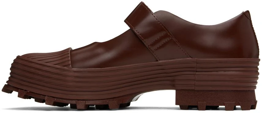 CAMPERLAB Burgundy Traktori Loafers 3