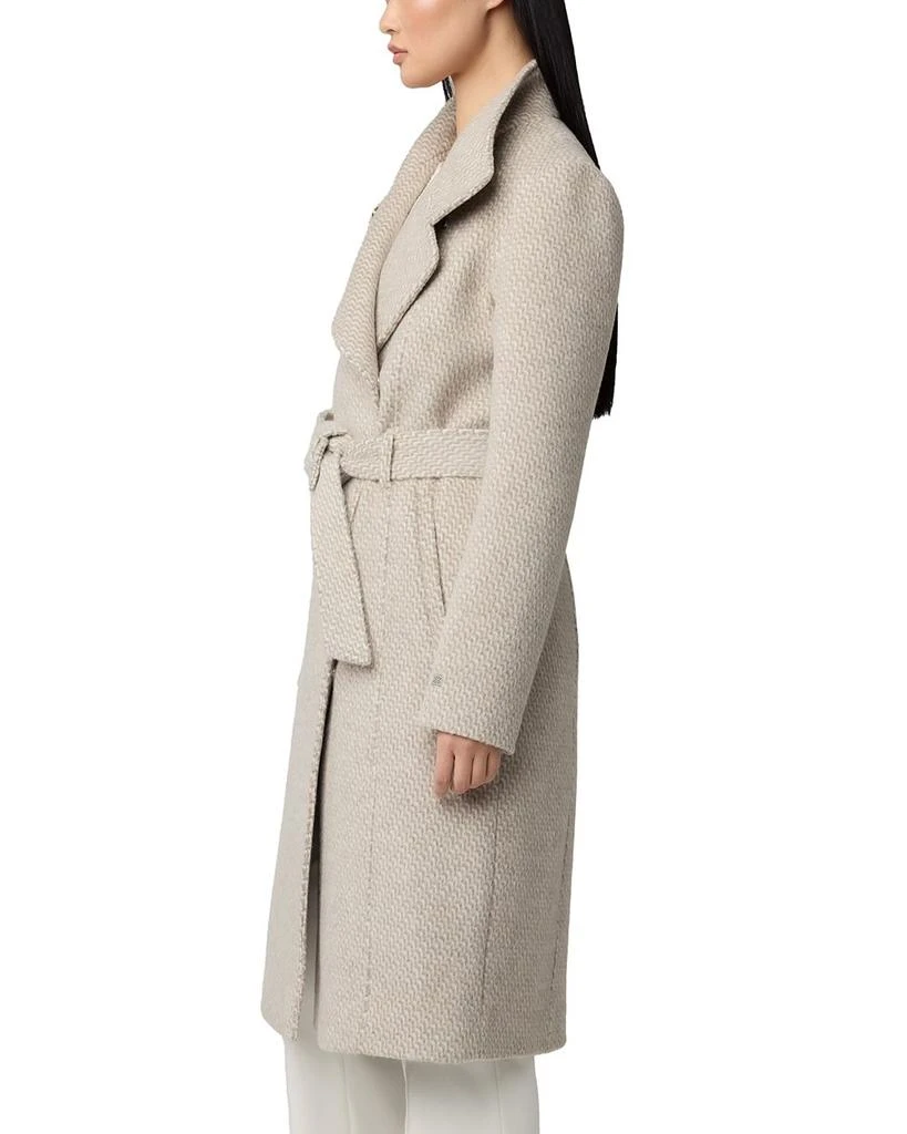 Soia & Kyo Military Notched Collar Belted Coat 4