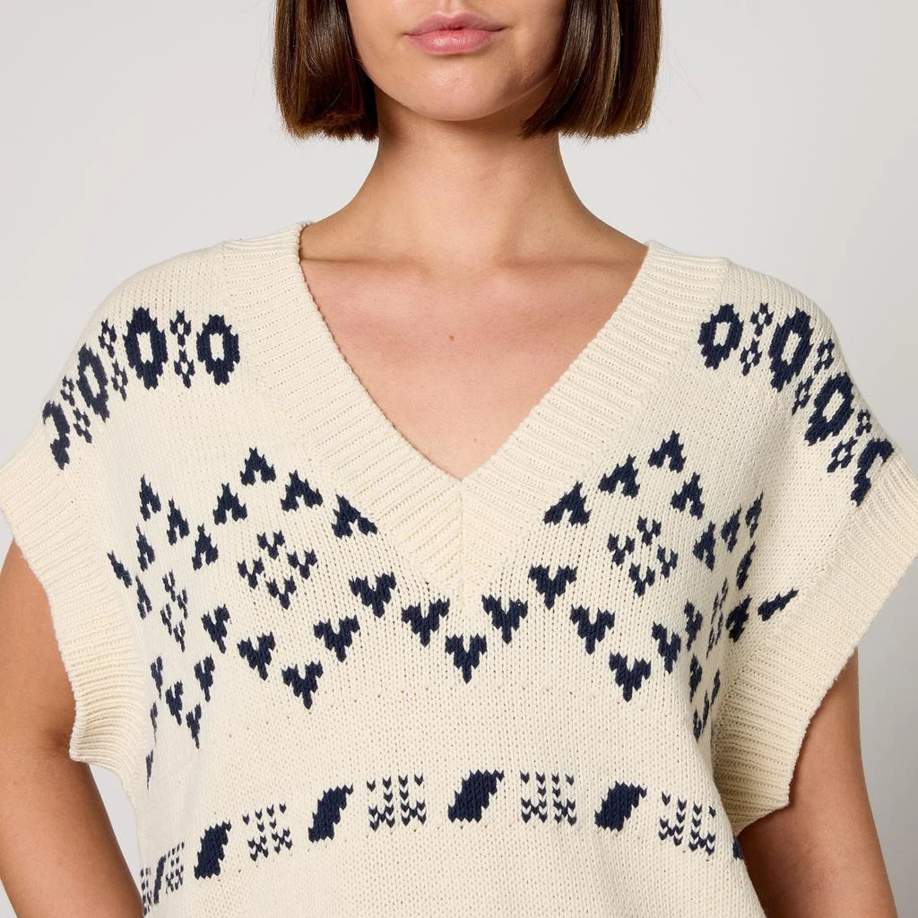 Weekend Max Mara Todi Cotton-Blend Knit Vest 4