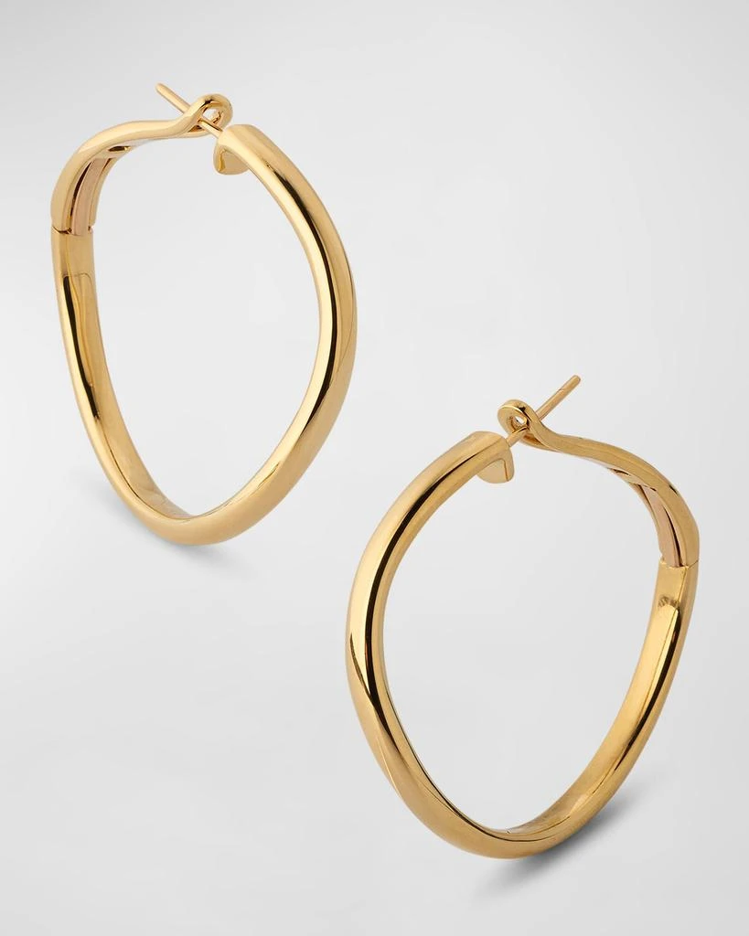 Walters Faith Julian 18K Yellow Gold Curved Hoop Earrings 3