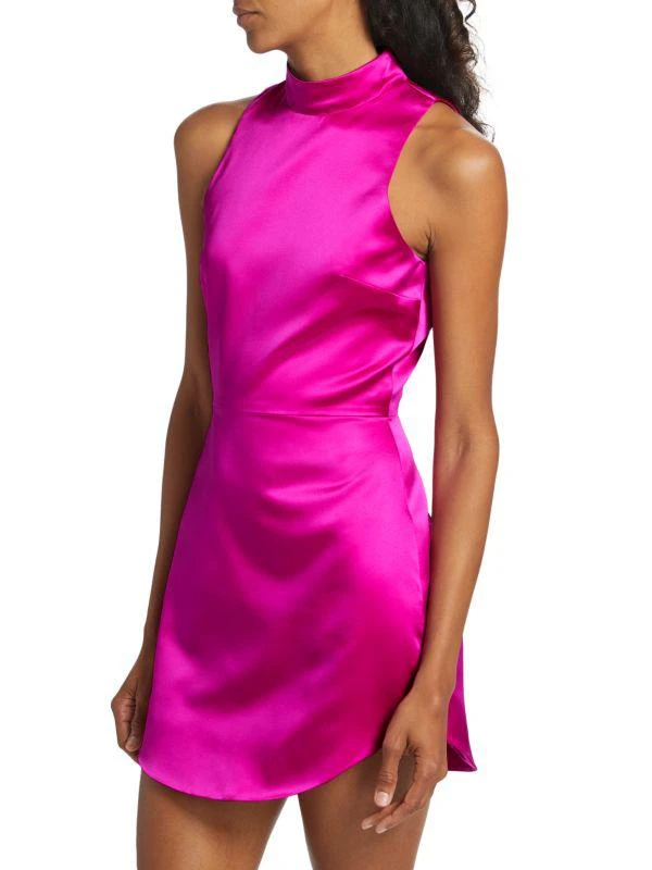 Amanda Uprichard Marshall Silk Minidress 3