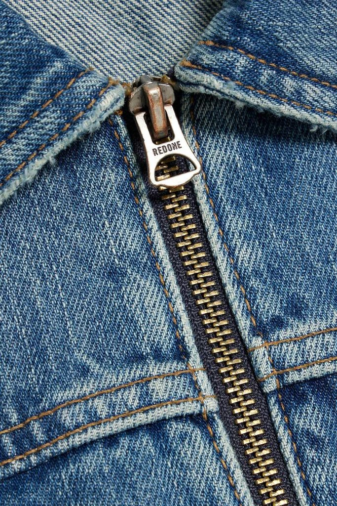 Re/Done Slim Zip denim jacket 4