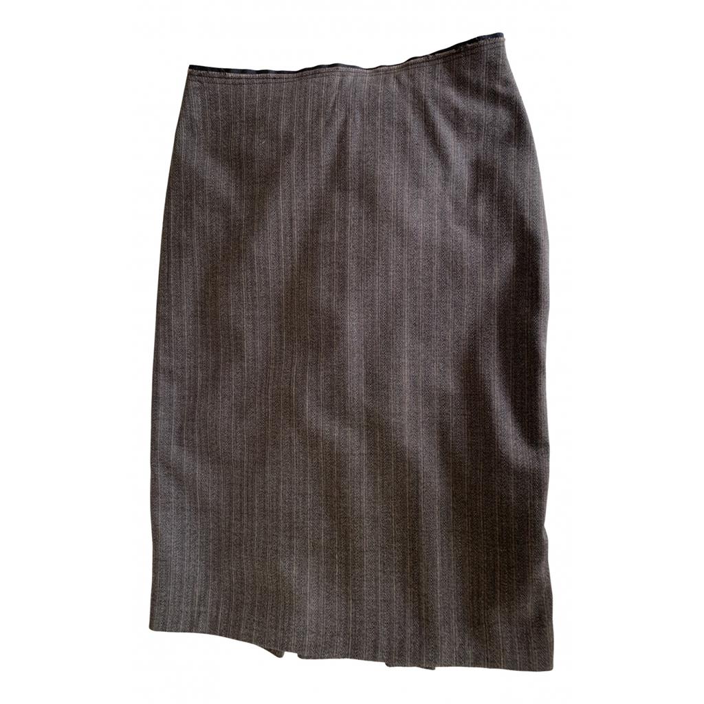Tsunoda Paris Tsunoda Paris Wool mid-length skirt