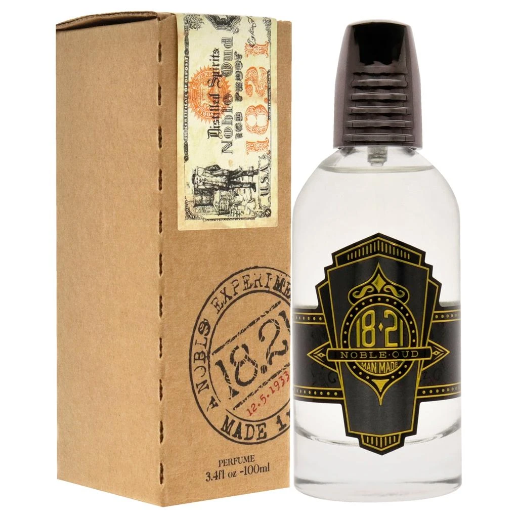 18.21 Man Made Spirits - Noble Oud by  for Men - 3.4 oz Parfum Spray 3