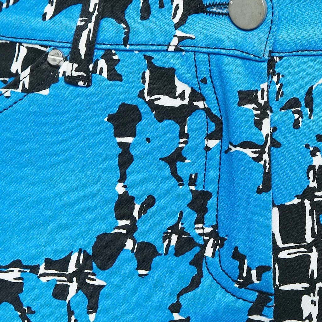 Balenciaga Balenciaga Blue Printed Denim Skinny Jeans S Waist 30" 3