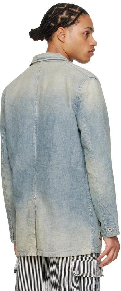 Kenzo Blue Kenzo Paris Denim Blazer 3