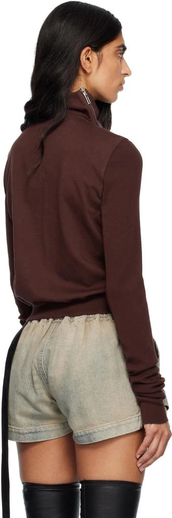 Rick Owens Burgundy Concordians Mountain Sweatshirt 3
