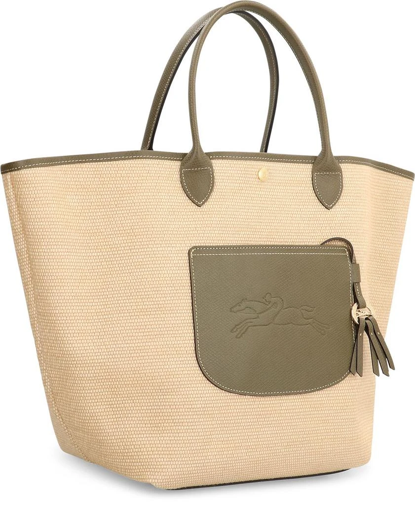 Longchamp Longchamp L Le Pliage Raffia Tote Bag 4