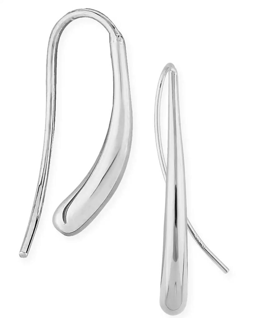 Macy's Fluid Teardrop Earrings Set in 14k White or Yellow Gold