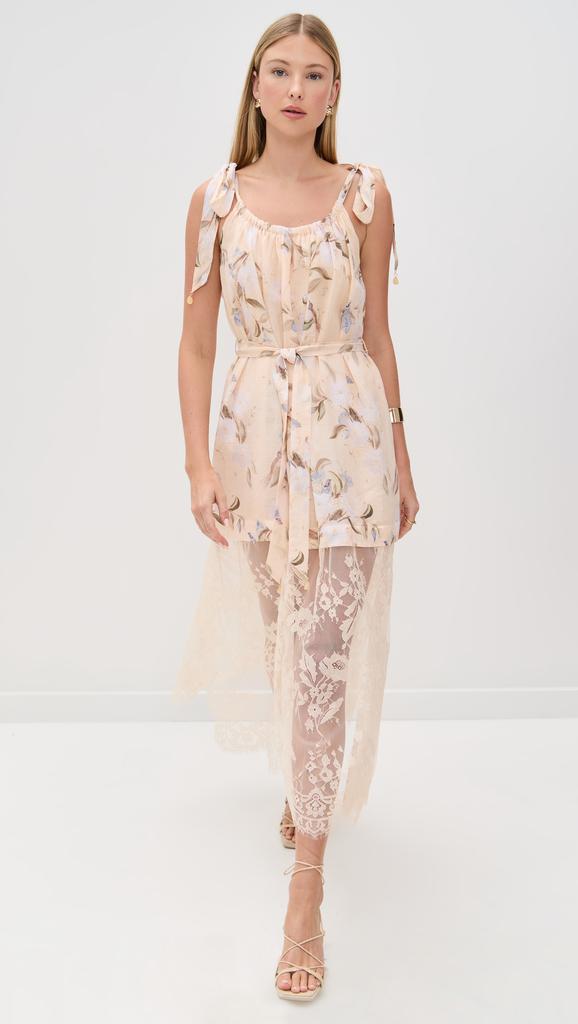 Zimmermann Cascadian Lace Slip Dress