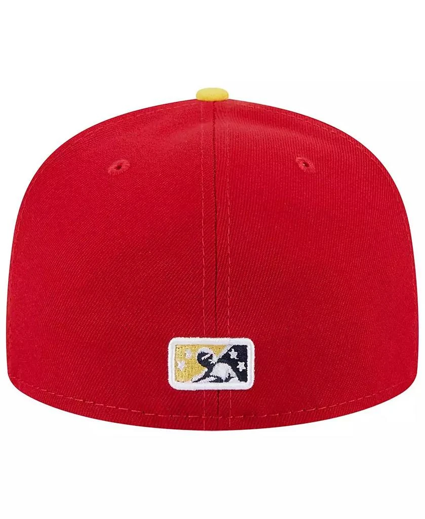 New Era Men's Red Binghamton Rumble Ponies Theme Nights Southern Tier Shortcakes 59FIFTY Fitted Hat 4