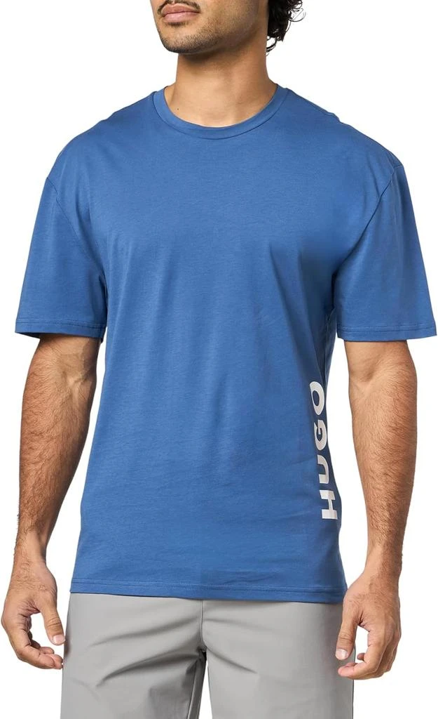 Hugo Boss Hugo Men's Vertical Logo Cotton Short-Sleeve T-Shirt