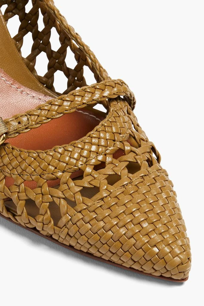 Zimmermann Basketweave leather slingback pumps 4