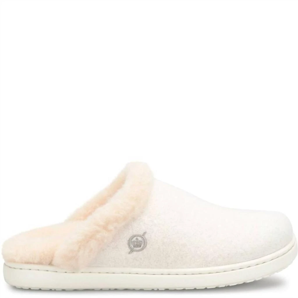 Born Women's Zoe Slip-On Shoes In White 2